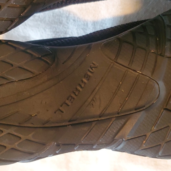 Merrell Black Mesh Slip-On Gardening Sz. 7.5 Clogs Mules Shoes - Picture 6 of 9